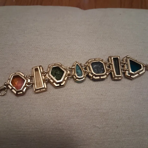 Stella & Dot Candy Gems Multicolor Gemstone Necklace and Bracelet Set - Picture 12 of 15